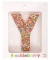 Freckled Letter Y