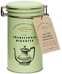 Gift Tin of Salted Caramel Biscuits
