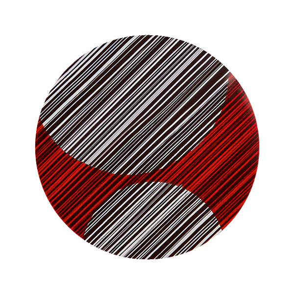 Discs Fine Stripe Dark ø40mm