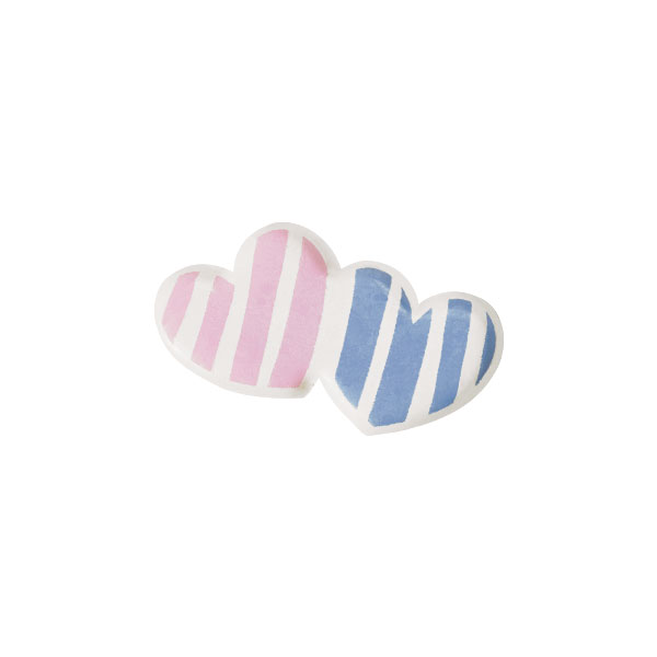 Hearts Clipper Blue/Pink