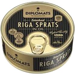 Smoked Sprats in Oil Diplomats