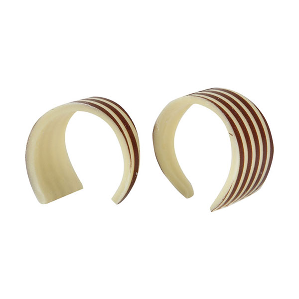 Mini Curls Striped White