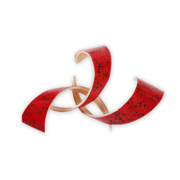 Curls Long Red with Black Spots