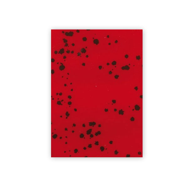 Rectangles Red with Black Dots