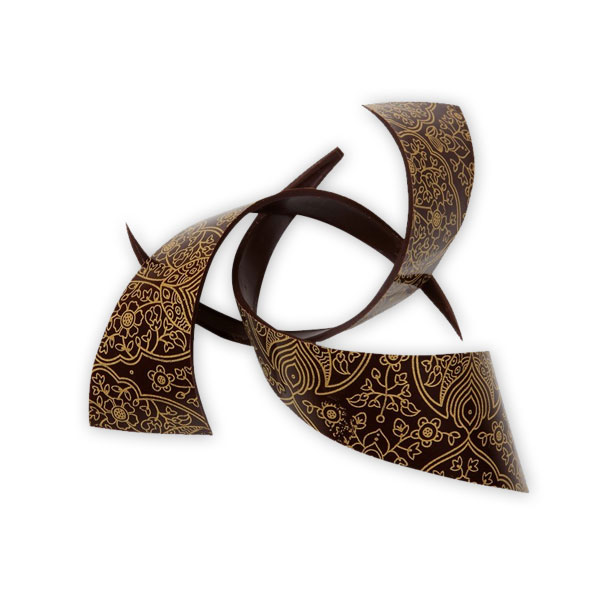 Curls Long Gold Print