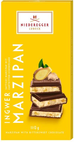 Marzipan Chocolate Bar Ginger Dark