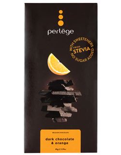 Tablets Dark Ganache with Orange Stevia Dark