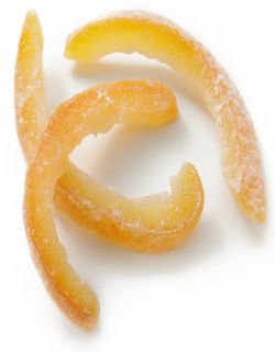 Orange Peel Candied Strips Dextrose