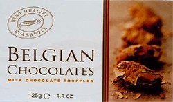 Belgian Flake Truffles 125g Box
