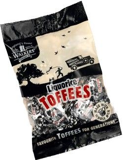 Liquorice Toffees 150g Bag